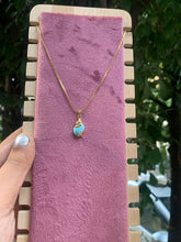 Blue anti tarnish necklace😍❤️