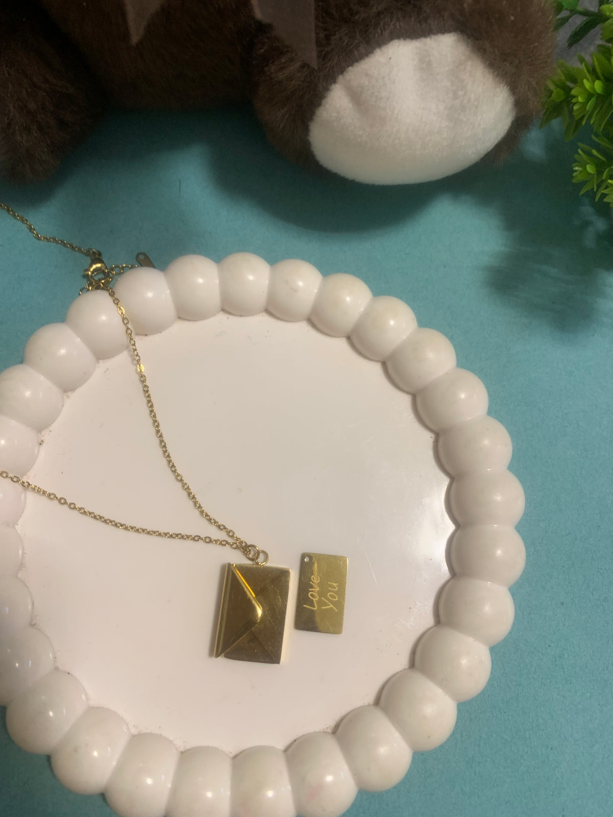 Secret message neck chain😍❤️