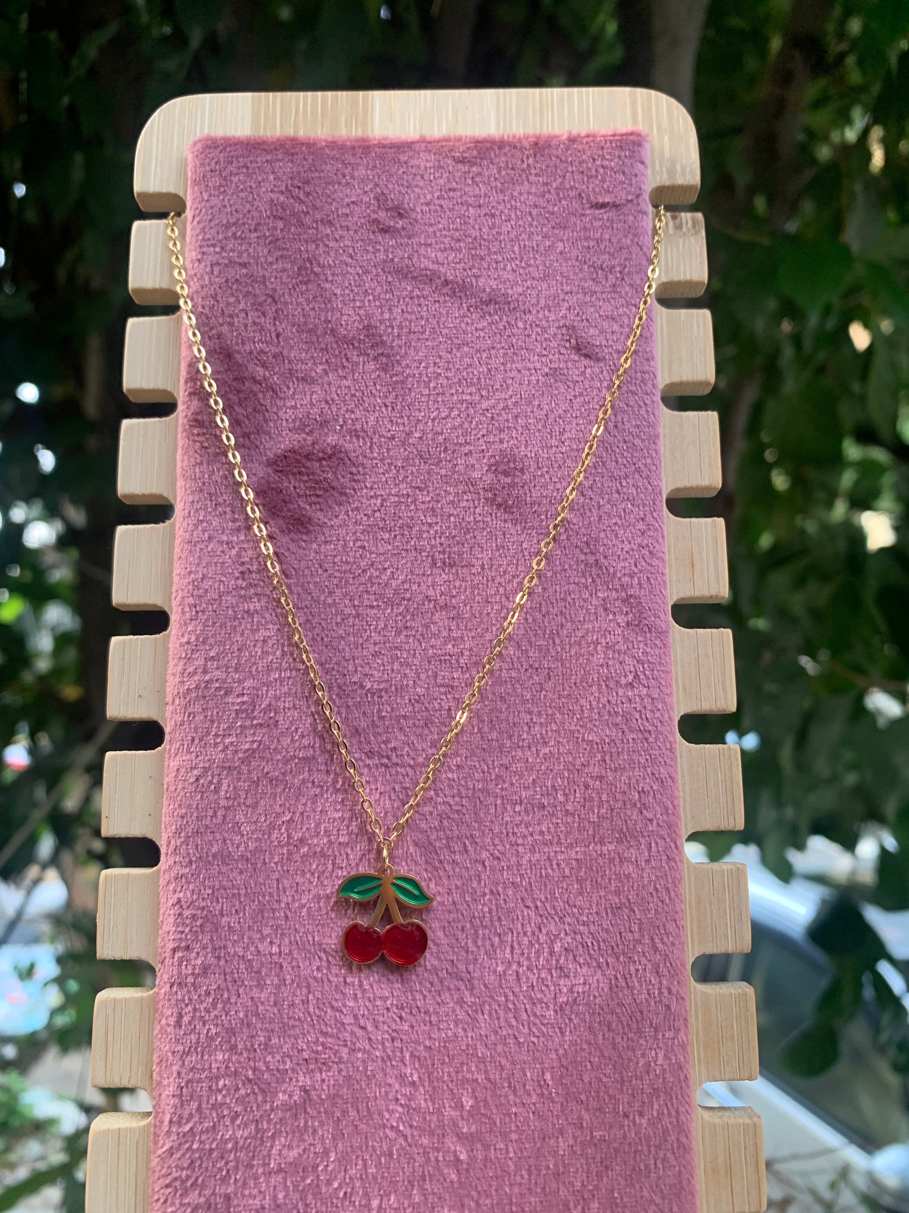 Cherry necklace