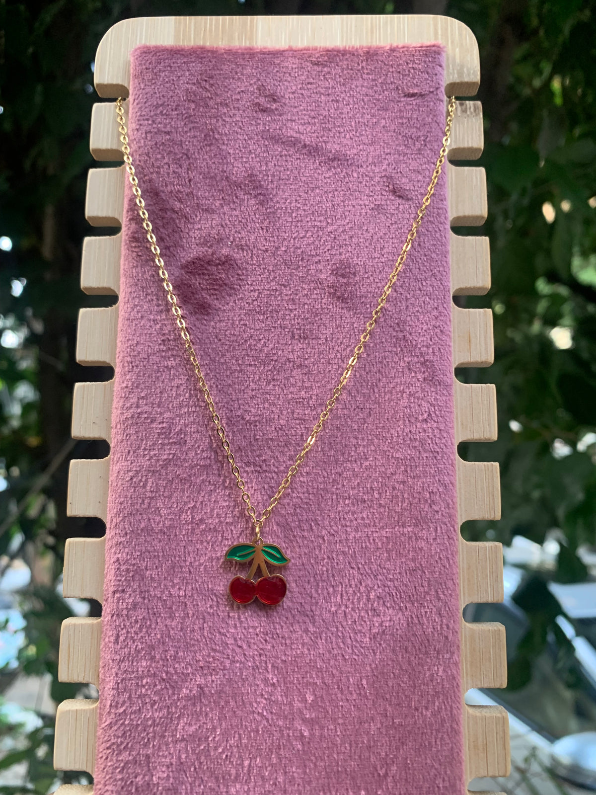Cherry necklace