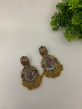 Golden traditional earrings