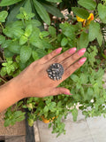 Ghungroo oxidised ring