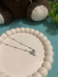 Heart chain Available in silver