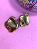 Anti tarnished Golden earrings